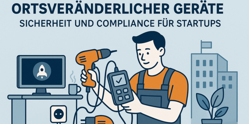 Die Prüfung ortsveränderlicher Geräte: Sicherheit und Compliance für Startups