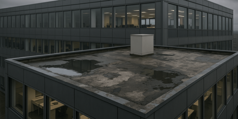 Warum die Abdichtung von Bürogebäude über die Lebenszeit der Immobilie entscheidet: Risiken, Kosten, Prävention