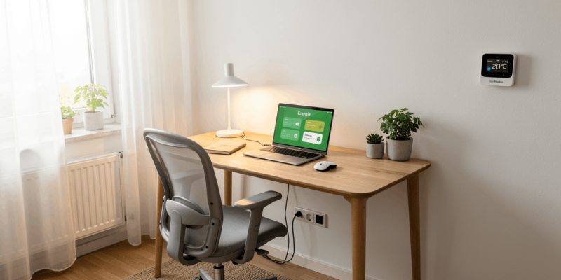 Energiesparendes Home-Office: Wie Startups und Selbständige nachhaltig, effizient und kostensparend von zu Hause arbeiten