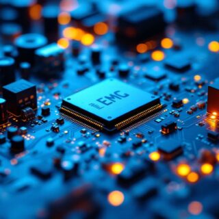 EMV-Konformität Hardware Startups – Platine mit Kabelverschraubungen