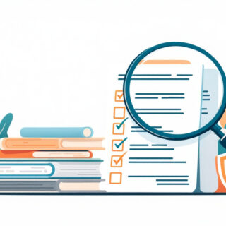 Due Diligence: Prüfung von Dokumenten und Checkliste mit Lupe vor einer Transaktion
